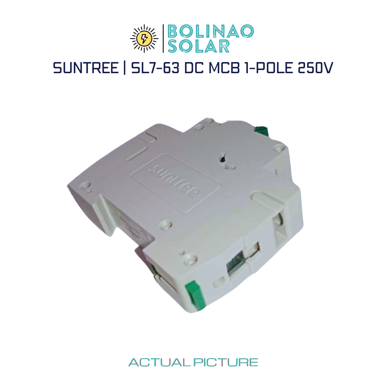 SUNTREE | DC Din Rail Type MCB SL7-63 1-POLE 10A/16A/20A/25A/32A/63A | SL7N-125D80A/125A