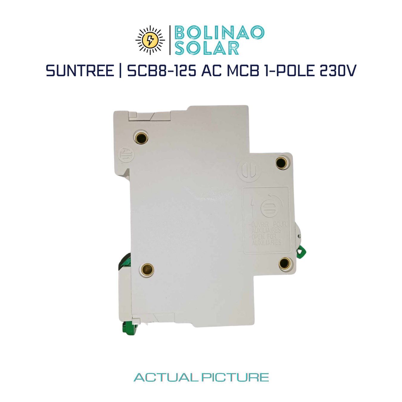 SUNTREE | AC DIn Rail Type MCB SCB8-125 1-POLE 10A/16A/20A/32A/63A/80A/125A