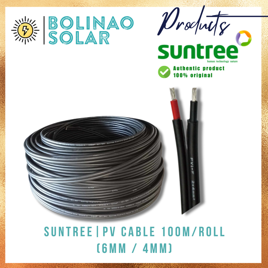 SUNTREE |  100m/Roll PV Twin Solar Cable (4mm^2 / 6mm^2)