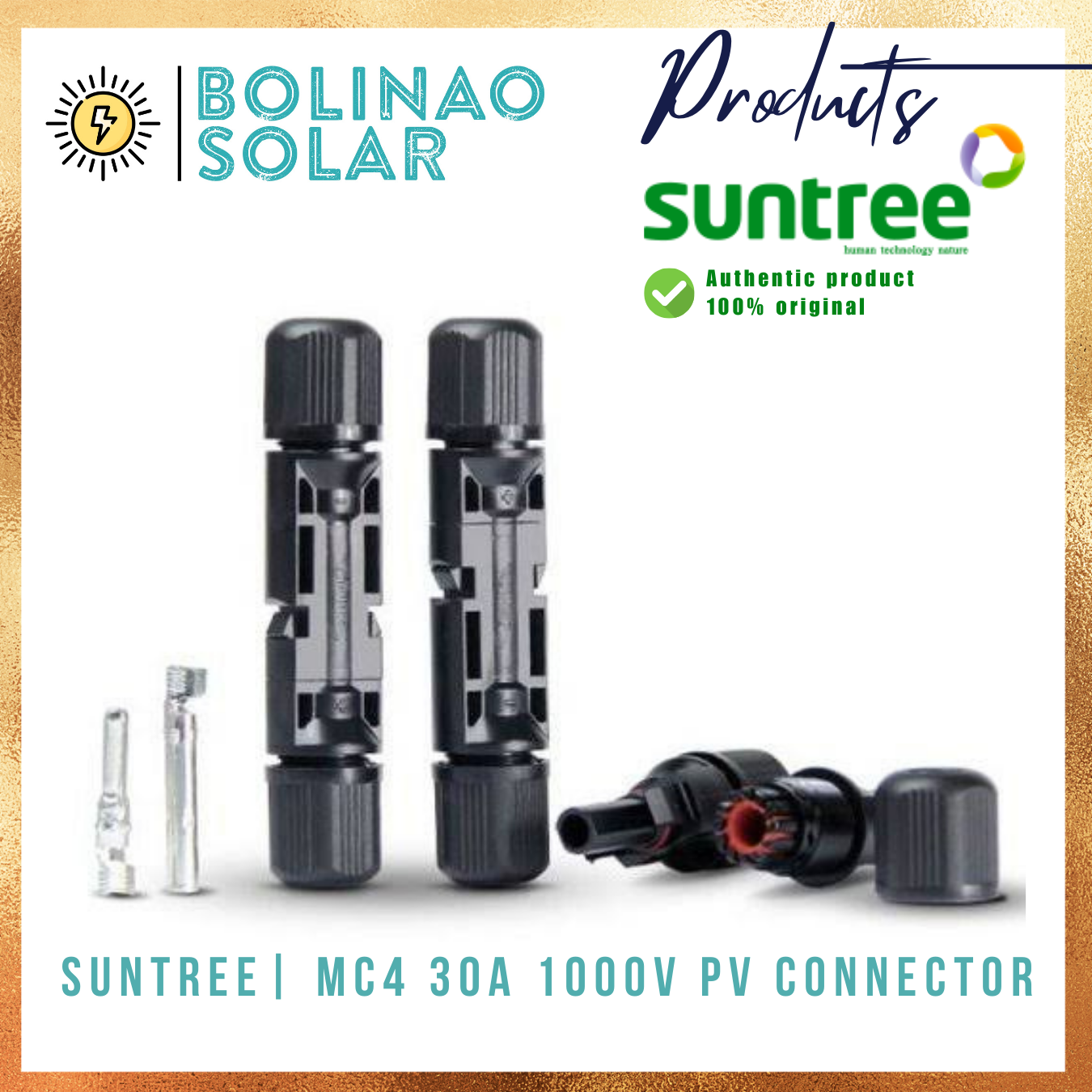 SUNTREE | MC4 Type PV Solar Cable Connector