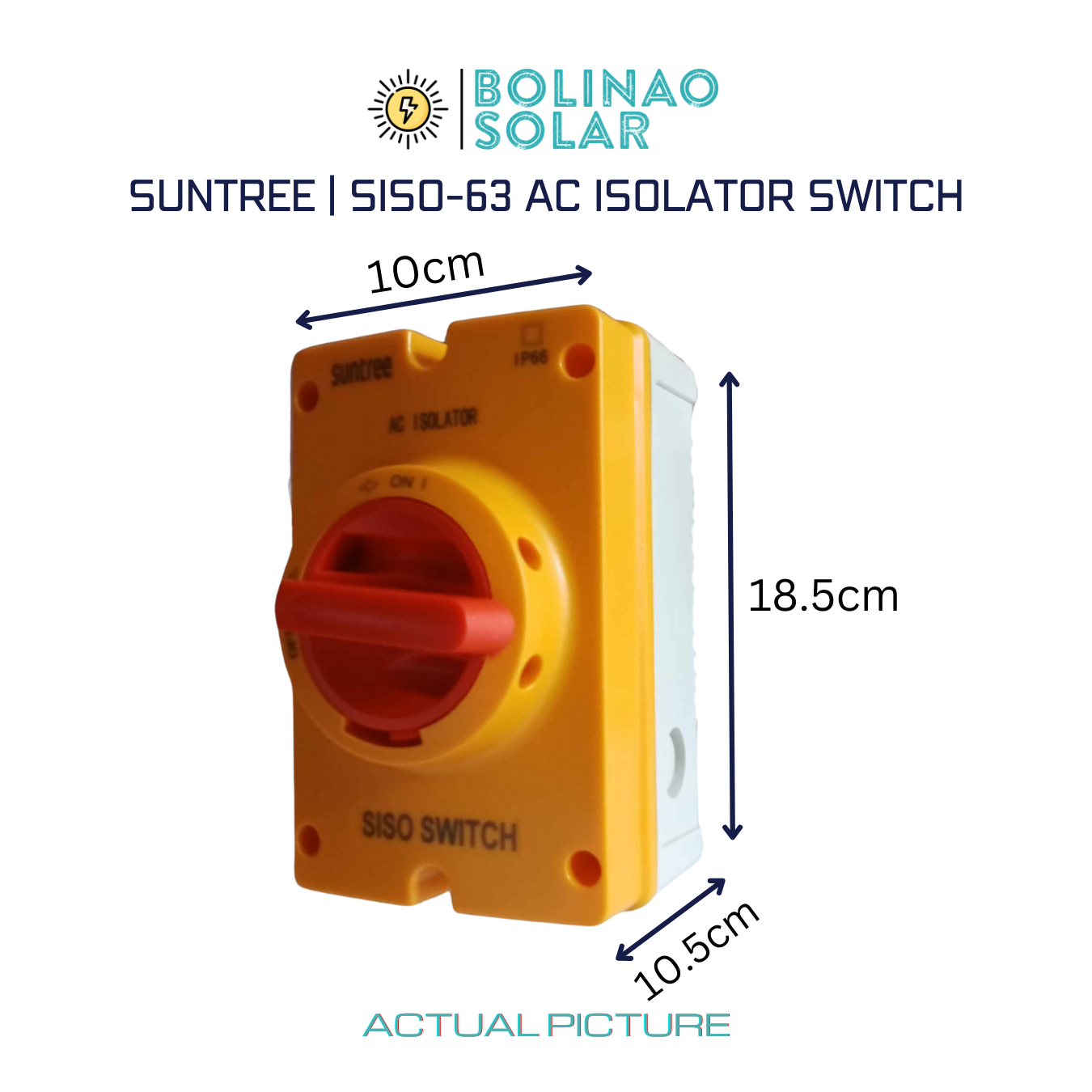 SUNTREE | SISO-63 4P 415V AC ISOLATOR SWITCH 10A/20A/25A/32A/63A