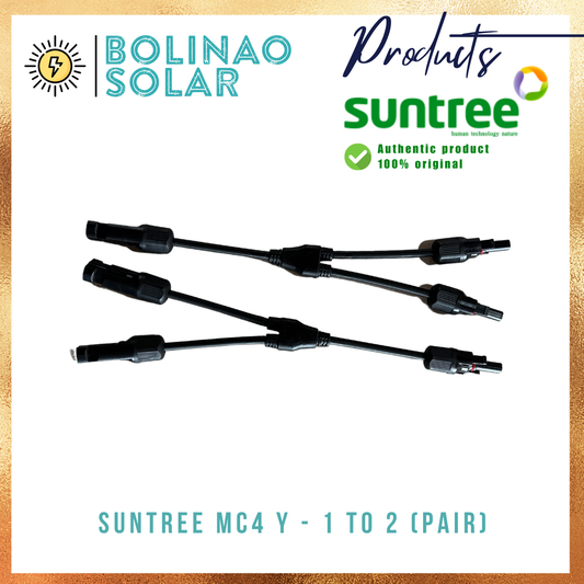 SUNTREE | MC4 Y Connector (1 to 2 Split) Pair