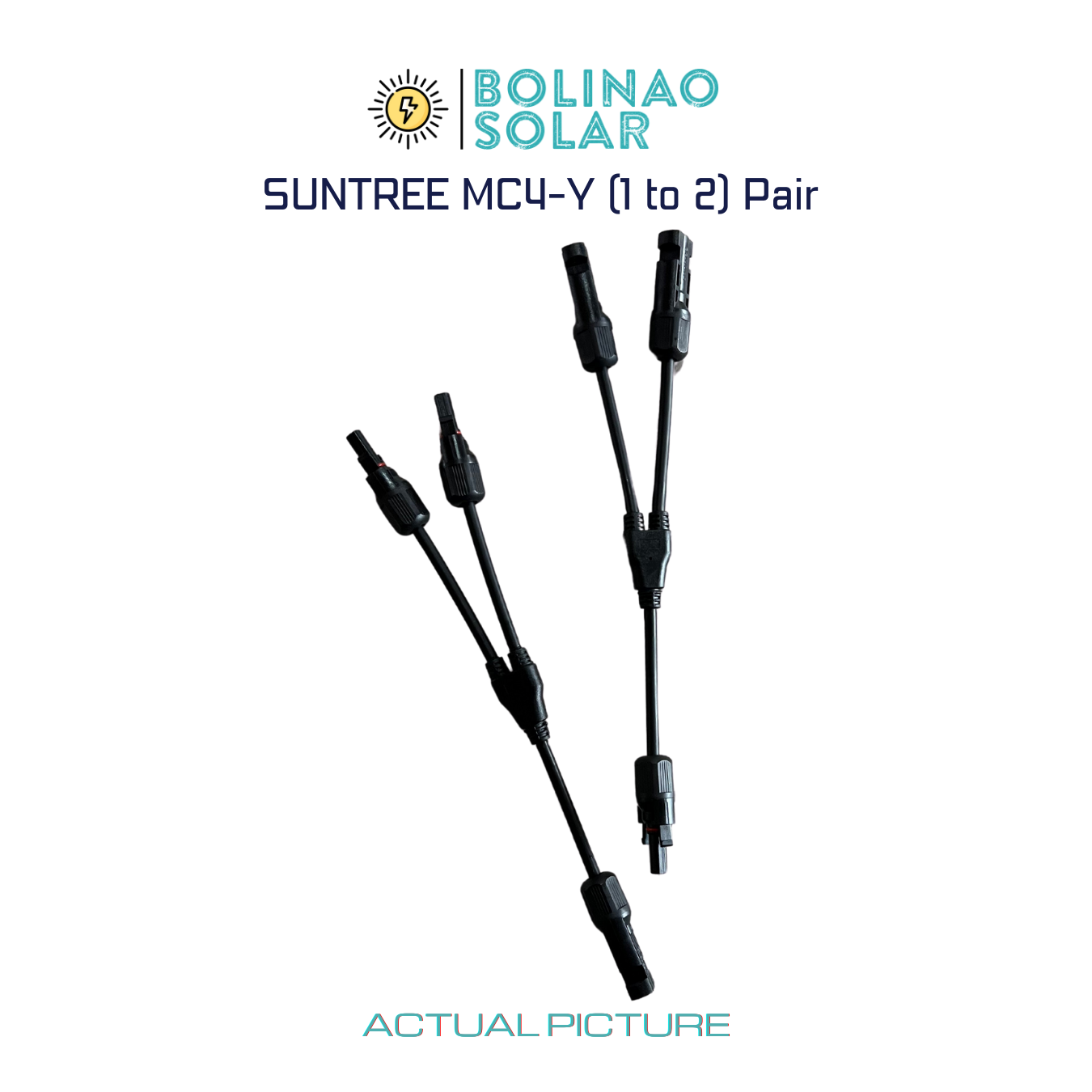 SUNTREE | MC4 Y Connector (1 to 2 Split) Pair