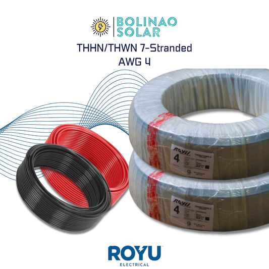 Royu Electrical | THHN/THWN Conventional Stranded Wire AWG 4/6 (5 meter / 10 meter)