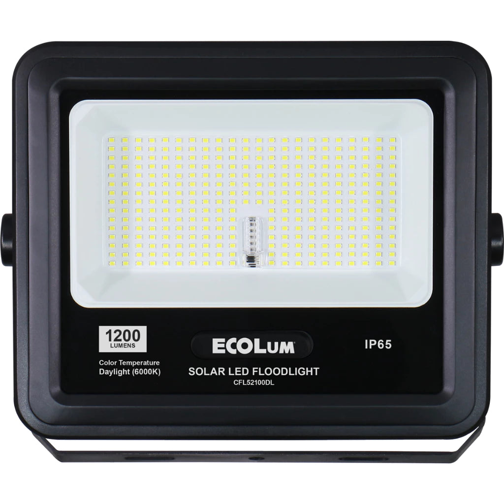 Ecolum Solar Floodlight (400Lm / 500Lm / 700lm / 1200Lm / 1600Lm)